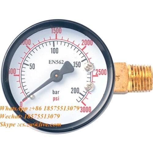 CO2 High Pressure Barometer Primary Gauge Pressure Gauge Coke Machine Commercial Beverage Adjusting Accessories