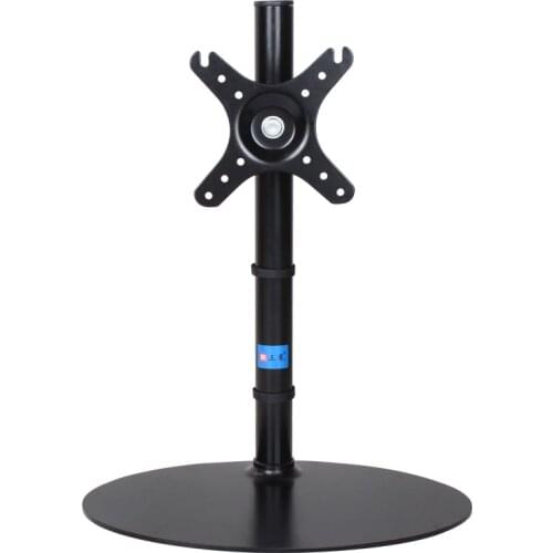 DZ28 14"-32" Height Adjustable Loading 8.5kg Metal Base Tilt Monitor Desktop Arm Stand Single Screen Rotation Holder