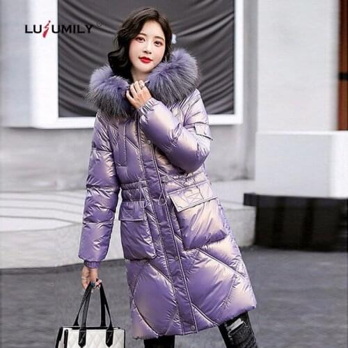 Женские куртки с мехом Lusumily China At AliExpress