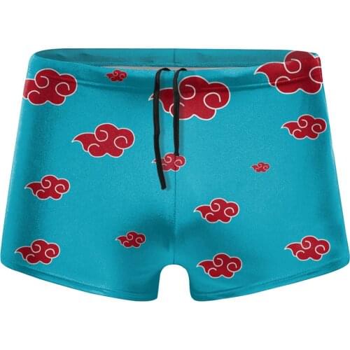Men Japanese Anime beach swimming trunks Akatsuki (12) Swimsuit husband for the sea Pool