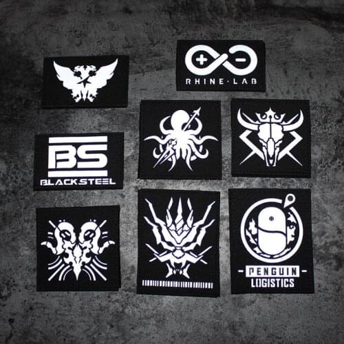 Tomorrow Ark Patches Laser Engraved Nylon Velcro Reflective Chapter Dragon Guards Bureau At Night Reflective Safety Badge