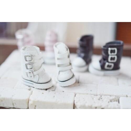 Ob11 doll shoes bjd shoes cowhide copper buckle leather boots for obitsu11,GSC clay,body9,YMY,1 / 12BJD doll Accessories boots