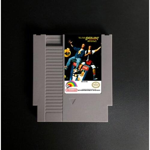 Bill & Teds Excellent Video Game Adventure - 72 pins 8bit Game Cartridge