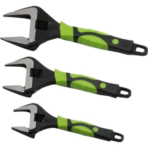 Plumbing Adjustable Wrench Universal Wrench Wide Opening Thin Adjustable Wrench and Pipe Wrench