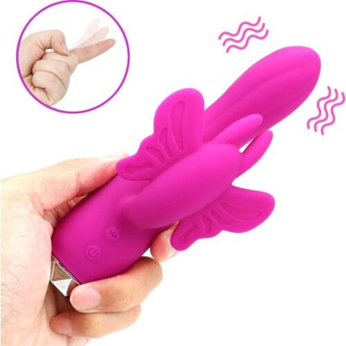 Clitoris Stimulator Butterfly Vibrator 10 Speeds Silicone G-spot Dildo Female Masturbator Sex Toys For Women G-spot Massager