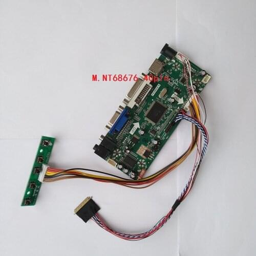 LED LCD HDMI DVI VGA LVDS Controller driver board Kit DIY for 15.6" LP156WF1/LP156WF2 panel display 1920X1080 cable