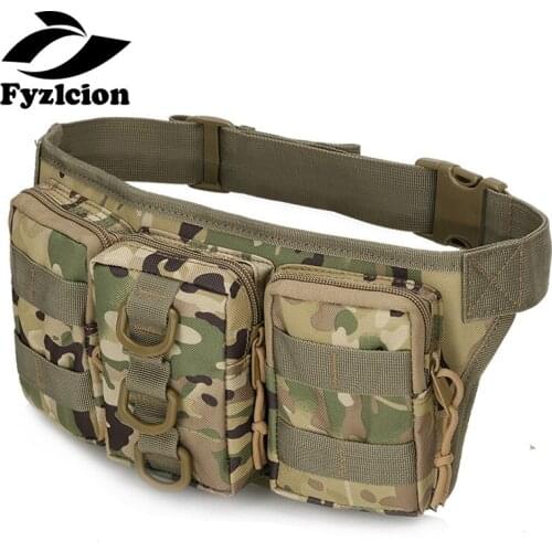 Tactical Men Waist Pack nylon Pouch Military Camping Hiking Bag Belt Backpack Outdoor Military Hunting Waist Pockets