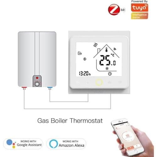Tuya Smart WiFi Thermostat Temperature Controller Water Electric Warm Floor Heating Water Gas Boiler Works With Echo Google Home