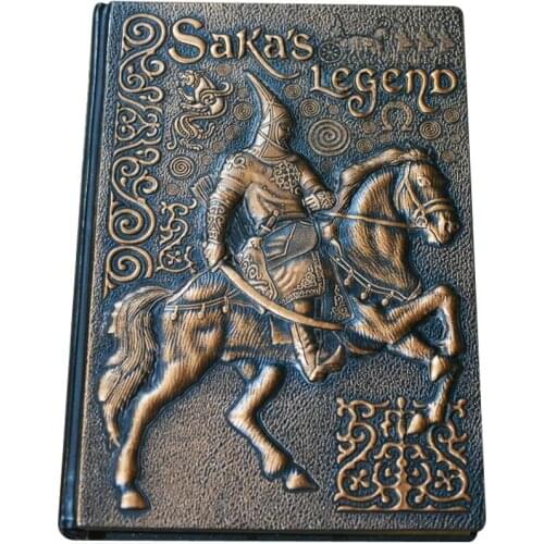 Rare SAKAS LEGEND Embossed Personality Notebook Scythians Vintage Culture Theme Notebook 1PCS