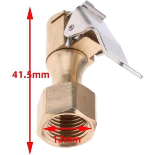 Auto Air Pump Chuck Clip Car Tyre Tire Inflator Valve Connector 1XCF