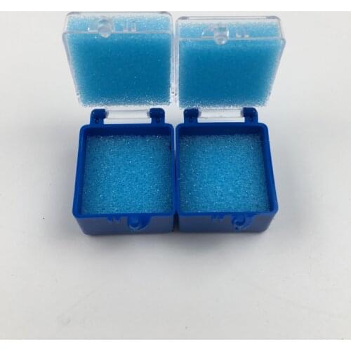 50 pieces Dental Lab Tools Dental Plastic Shipping Box/ Crown Transporting Box with Foam Inserts for Single Crowns & Bridge
