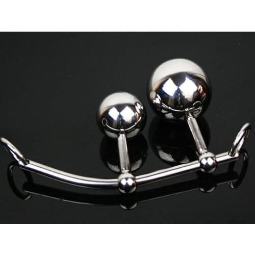 SODANDY Stainless Steel Anal Plug And Vagina Plug Metal Butt Plug Female Chastity Belt Anal Balls Adult Sex Toys For Women