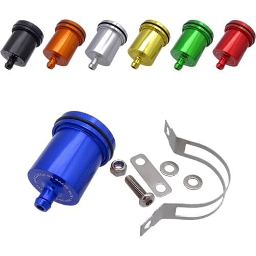 CNC Universal Motorcycle Front Brake Fluid Bottle Master Cylinder Clutch Tank Reservoir For BMW Honda Yamaha Moto bikes Oil Cup