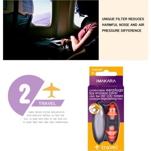 Earplugs Noise Reduction Plug For Sleep Protector Earplug Case Soundproofing Plug Silicone Bruit Canceling Ear Anti To Slee P3T9