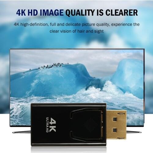 Displayport DP to HDMI-compatible Converter Sets Accessories Household Computer for Monitor Projector 4K Video Audio Adapter