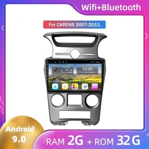 For Kia Carens 2007 2008 2009 2010 2011 GPS Navigation on Board Navigation Zksoftware Big Machine Android9 Quad Core Car Stereo