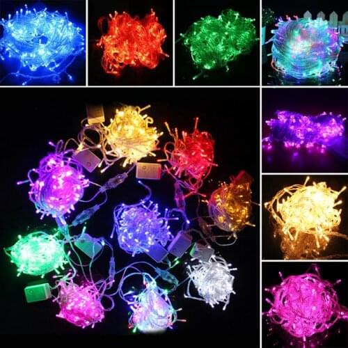 Gypsophila String Light 10M 100 Lights Copper Wire Light For Outdoor Garland Wedding Christmas Tree Decor Fairy Lamp LED Strip