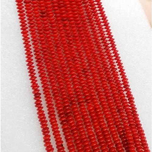 Synthetic Coral Abacus Beads Red Coral Separation Diy Jewelry Necklace Bracelet Accessories, Coral Handmade Jewelry Accessories