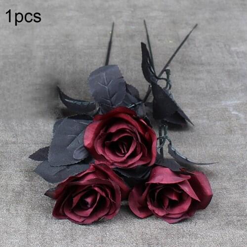 Simulated Roses Dahlia Branch Bouquets Flower Arrangement Photo Props Home Office Party Decorations