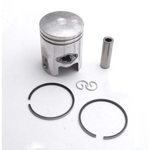 Piston Kit 40mm 10mm Pin 50 For 2 Stroke 1PE40QMB Yamaha Minarelli JOG 50