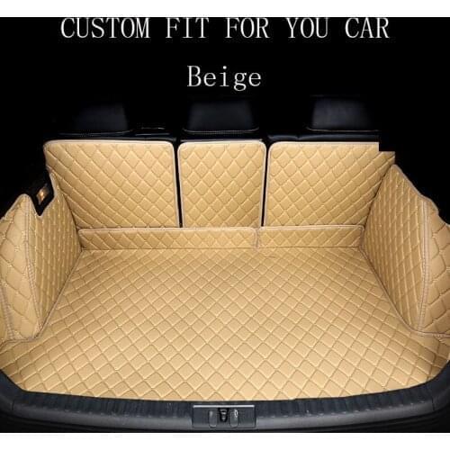 Car trunk mats cargo Liner for Toyota Camry Corolla RAV4 Prius Prado Sienna zelas verso 6D car-styling carpet liner