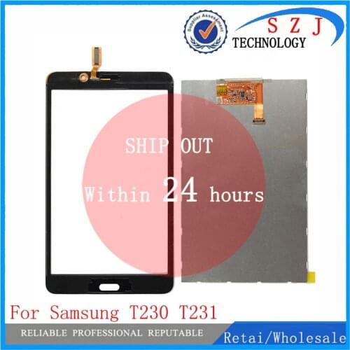 New 7 inch For Samsung Galaxy Tab 4 7.0 T230 SM-T230 Touch Screen LCD Display Matrix Panel Tablet Replacement Parts