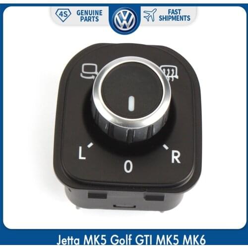 New w/ Folding Mirror Adjust Knob Switch For VW Jetta MK5 Golf GTI MK5 MK6 5K0 959 565