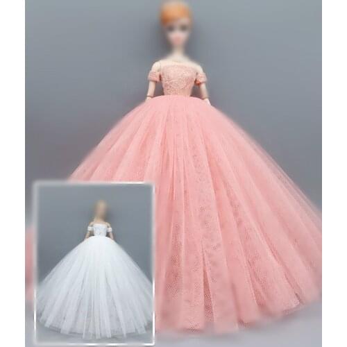 30cm Doll Dress Fashion Clothes Handmade wedding dress for licca For Barbie Doll Accessories Baby Toys Best Girl' Gift