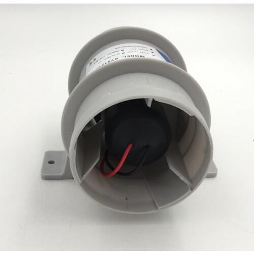 Marine 3" In-Line Bilge Turbo Blower 12 Volt Water Resistant White Suit Boat High Air Flow In-Line Blower