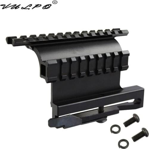 VULPO Tactical AK Serie Rail Side Mount Quick QD Style AK47 AK74 SAIGA Detach 20mm Weaver Rail Hunting Airsoft Scope Mount
