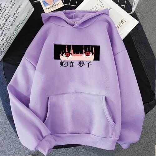 Kakegurui Jabami Yumeko Hoodie Manga Hoodies Long Sleeve Pullovers Unisex Men Hoodie Men Oversized Crewneck Streetwears