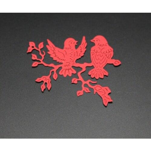 Hemere Bird Shape Tree Branches Metal Steel Cutting Dies Stencil DIY Decor Scrapbooking Paper Card Embossing Die Template Craft