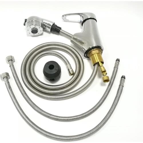 Water-Saving Faucet Shower Pull out Head and Hose Kit for RV Trailers, Hand-Held Shower Set with Hose Caravan Accessories