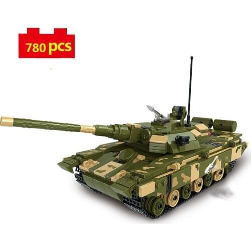 Military Series World War II Chinese Army 99A Main Battle Tank soldier Figures DIY Model Building Blocks Bricks Toys Gifts