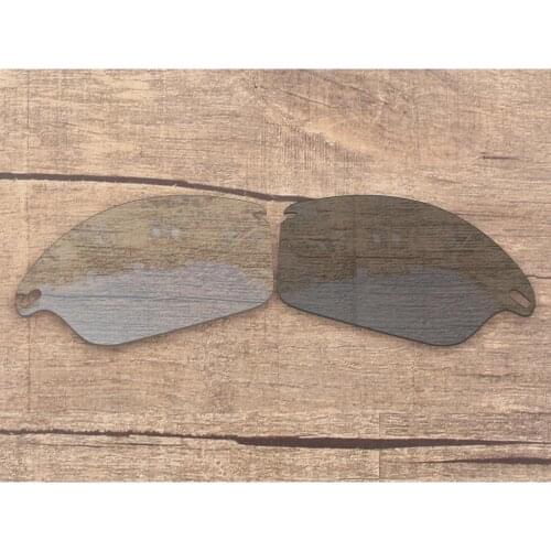 Vonxyz Grey Photochromic Polarized Replacement Lenses for-Oakley Fast Jacket Frame