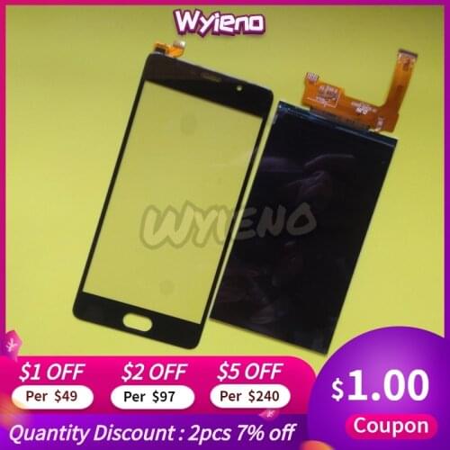 Wyieno 5.2" BQ5202 Sensor For BQ Mobile 5202 Space Lite Touch Screen Digitizer Touchscreen Panel LCD Display Screen