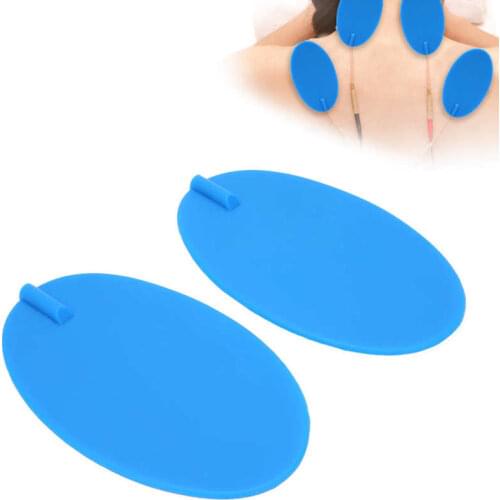 1Pair 95x160mm Muscle Stimulator Electrode Pads Silicone Physiotherapy Heating Electrode Patch for Tens Digital Therapy Machine