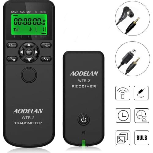 AODELAN Wireless Camera Timer Shutter Release Remote Control For Nikon D850 D6 D5 Z7II Z7 Z6II Z6 Z5 D780 P950 D810 P1000 P7800