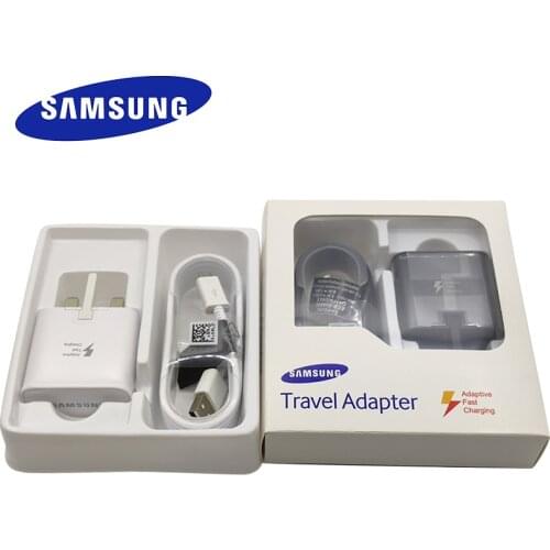 Samsung Fast Charger 9V1.67A UK Plug Adapter Fast Charge Micro USB Cable For Galaxy S6 S7 Edge S7edge A3 A5 A7 2016 A10 Note 5 4