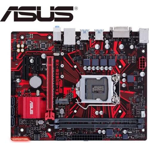 Desktop motherboard for ASUS EX-B250M-V5 for intel DDR4 LGA 1151 32GB USB3 .0 SATA3.0 B250 used motherboard mainboard PC