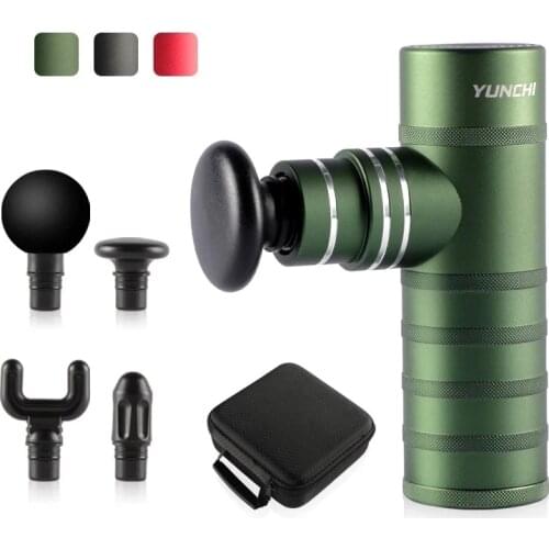 Mini Electric Massage Gun Body Massager Pocket Massage Gun Deep Tissue Neck Muscle Relaxation Strong Power Pain Relief