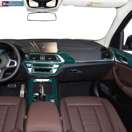 Car Interior Central Console Gear Shift Knob Panel Sticker Invisible Protective Film For BMW X3 G01 X4 G02 2019 2020 Accessories