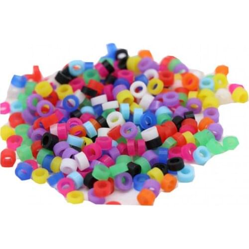 Pigeons Rings 8mm Bayonet Identification Ring Opening Pigeon Ring Color Pigeon Foot Ring Pigeon Supplies Bird Appliances 100 Pcs