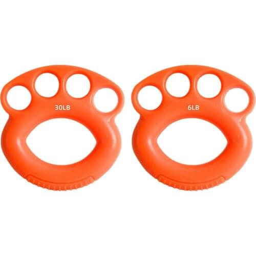 Finger Resistance Ball Hand Grip Ring Finger Hand Power Training Hand Training Stretcher Exercise Pull Ring Fitness Grip Tool