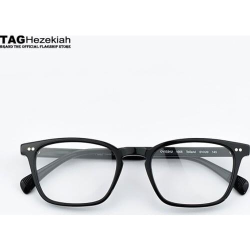 Square glasses frame Acetate Glasses Men Optical Frames Eyeglasses Brand Spectacle Transparent myopia computer eye glasses women