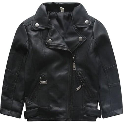 LDKCLING Leather Jackets For Boys