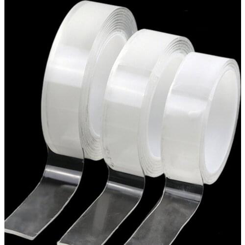 Multifunctional Transparent Non-marking Washing Tape Shaking Double-sided Tape Arbitrary Cutting Non-marking Paste