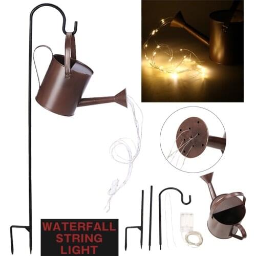 New Arrivals Durable Garden Watering Can Lights Star Shower Lights Outdoor Interesting Waterfall String Decorative Light