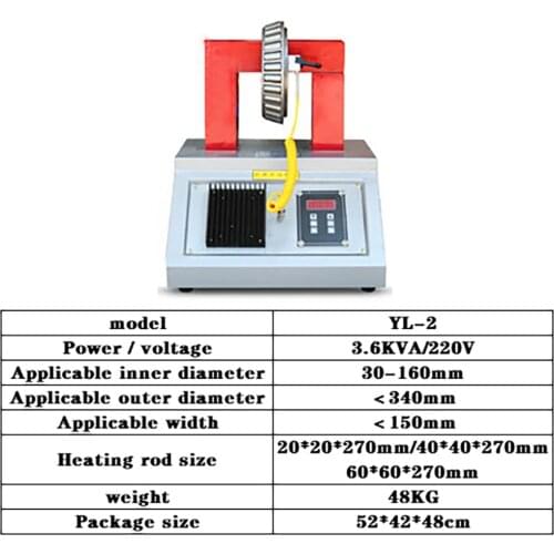 3.6KVA Bearing Induction Heater For Bearing Removel and Fitting YL-2