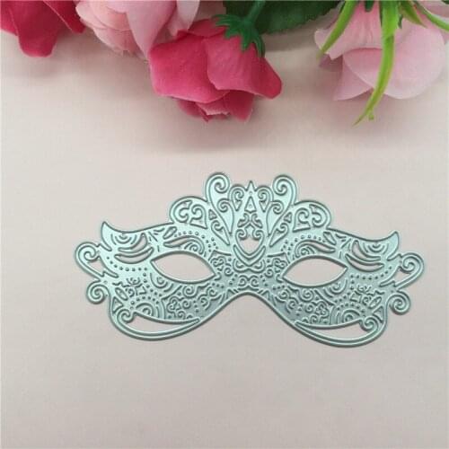 Funny Party Mask Metal Cutting Dies For DIY Scrapbooking Photo Album Decorative Embossing Folder Stencil
